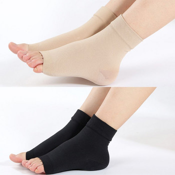 1 чифт чорапи с ръкави за плантарен фасциит, компресионни чорапи 30-40 mmHg за поддържане на глезена, възстановяване от нараняване, облекчаване на подуването Жени Мъже
