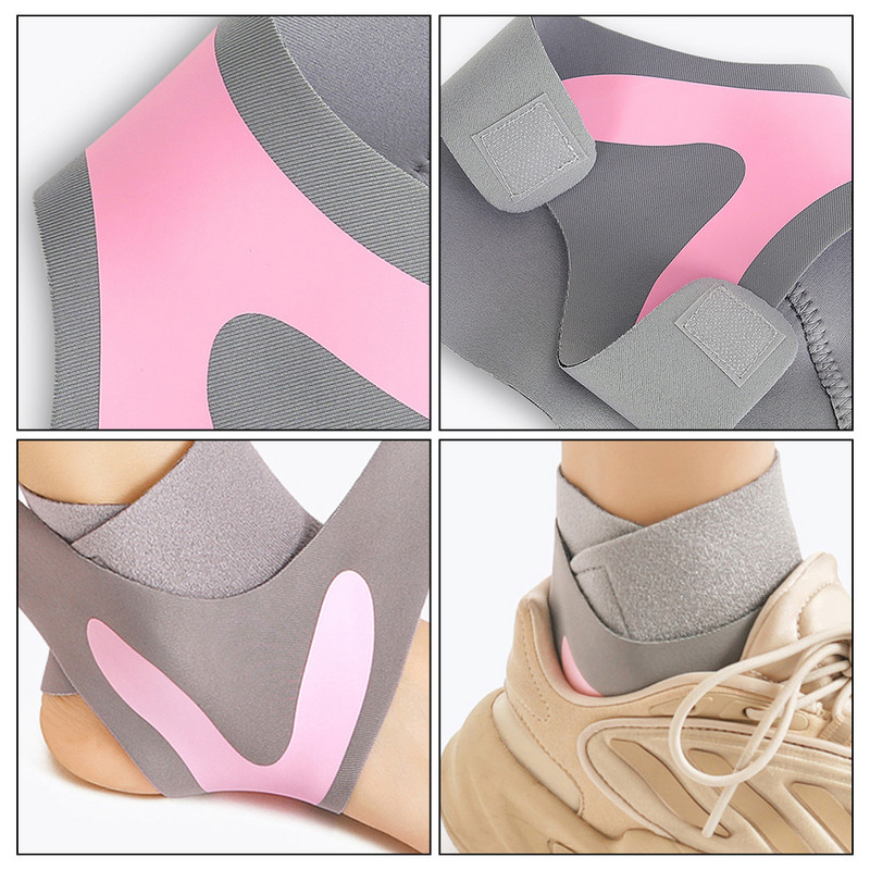 Hüppeliigese kaitse jalatalla fastsiidi jaoks Hüppeliigese toetav pahkluu mähis nikastuste kõõlusepõletiku ja kannavalu leevendamiseks naistele Meeste Fitness