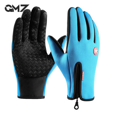 Γάντια χειμερινής ποδηλασίας Ποδήλατο Ζεστή οθόνη αφής Full Finger Glove Αδιάβροχο υπαίθριο ποδήλατο για σκι Μοτοσικλέτα
