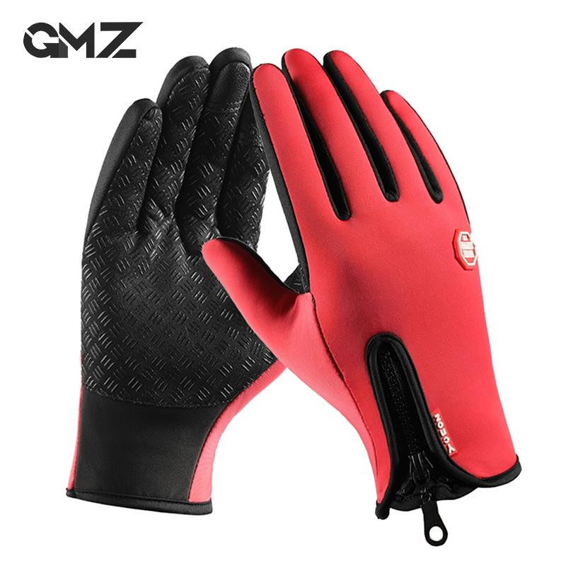 Γάντια χειμερινής ποδηλασίας Ποδήλατο Ζεστή οθόνη αφής Full Finger Glove Αδιάβροχο υπαίθριο ποδήλατο για σκι Μοτοσικλέτα