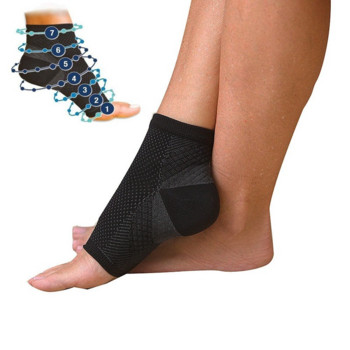 Foot Angel Anti Fatigue Compression Foot Sleeve Glezen Support Running Cycle Баскетбол Спортни чорапи Външен чорап за глезена
