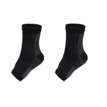 Foot Angel Anti Fatigue Compression Foot Sleeve Glezen Support Running Cycle Баскетбол Спортни чорапи Външен чорап за глезена