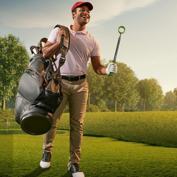 8.86 Golf Ball Retriever Инструменти за вземане на топка за голф Телескопичен ловец Помощни средства за обучение на голф Автоматично заключване Scoop Picker Голф топка