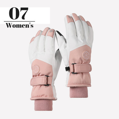 Meeste/naiste talvised lumelauasuusakindad libisemiskindla puutetundliku ekraaniga veekindla mootorrattaga jalgrattasõidu fliisist soojad lumekindad Dropshipping