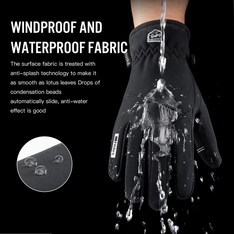 Suusakindad Veekindlad Lume Suusa Talvised Soojad Kindad Meestele Naiste Puutetundlik ekraan Libisemisvastased Külma Ilmaga Rattasõidukindad Mootorratta kindad