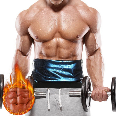 S-5XL Σάουνα περικοπής μέσης Belly Wrap Workout Sweat Band Κοιλιακό γυμναστήριο Weight Loss Body Shaper Tummy Control Ζώνη αδυνατίσματος