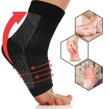 Foot angel anti fatigue компресионен ръкав за крака Поддръжка на глезена Running Cycle Баскетбол Спортни чорапи На открито Мъжки чорапи за глезена