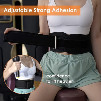 Поддържащ колан за гръб за жени и мъже, облекчава болките в долната част на гърба, осигурява цялостна лумбална опора за фитнес зала, спорт на открито