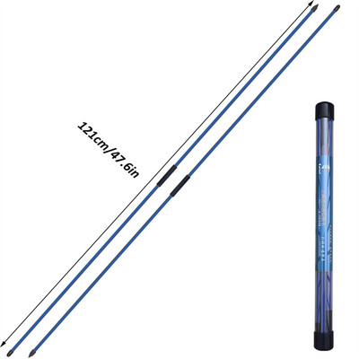 Klaaskiust golfijoonduspulk kolmest osast kokkuklapitava suuna indikaator Rodi õppijate treeningtööriistade tarvikud punased