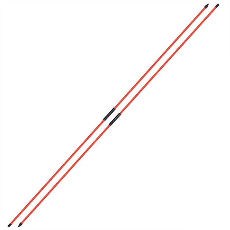 Klaaskiust golfijoonduspulk kolmest osast kokkuklapitava suuna indikaator Rodi õppijate treeningtööriistade tarvikud punased