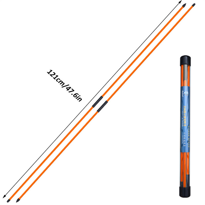 Klaaskiust golfijoonduspulk kolmest osast kokkuklapitava suuna indikaator Rodi õppijate treeningtööriistade tarvikud punased