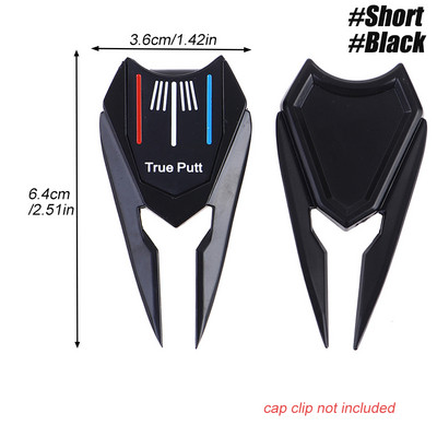 Golf Divot javítási útdíj mágneses háromsoros célzólabda markerrel. Szép ajándék