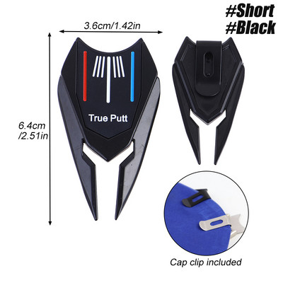 Golf Divot javítási útdíj mágneses háromsoros célzólabda markerrel. Szép ajándék