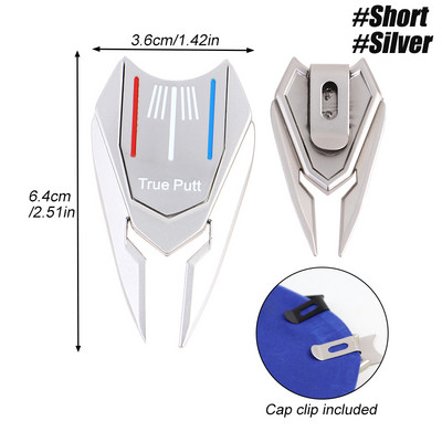 Golf Divot javítási útdíj mágneses háromsoros célzólabda markerrel. Szép ajándék