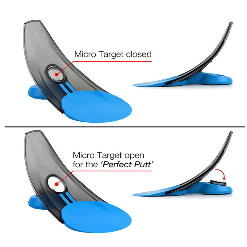 1Pcs Pressure Putting Golf Trainer Aid golf simulator Ured Kućni tepih Golf Practice Putt Aim For Golf Pressure Putt Trainer