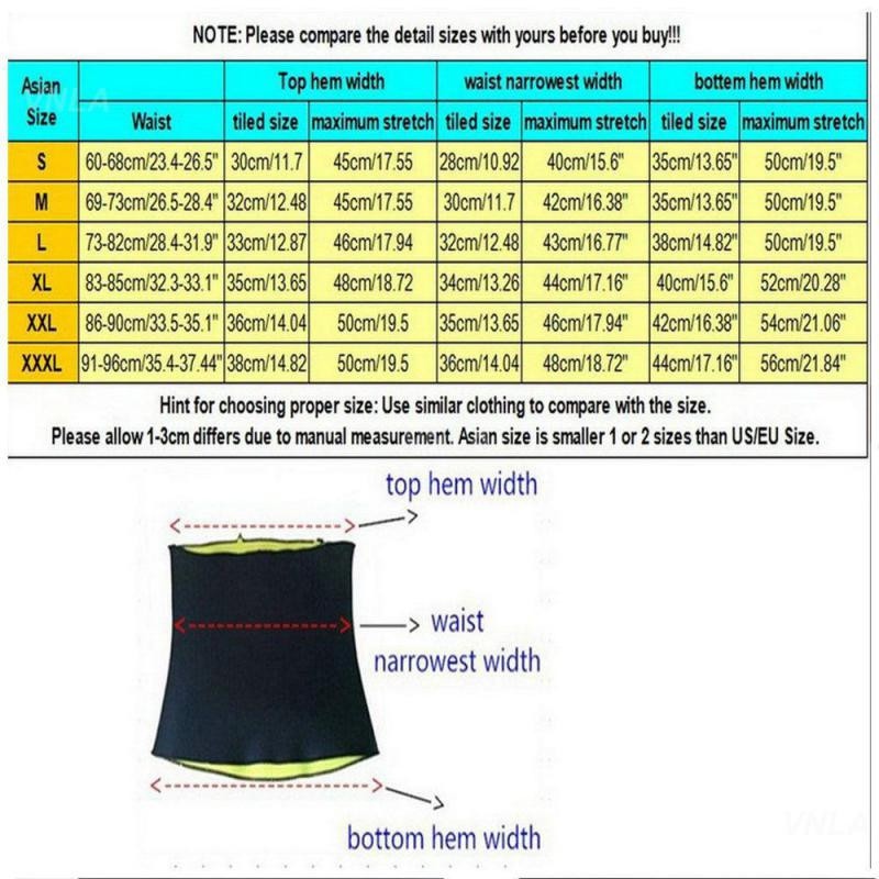 Slimming Sauna Strap Body Shapers Λεπτή μέση που καίει λίπος θερμική ζώνη ιδρώτα Τρινερ Κορσέ λεπτές ζώνες σφιγκτήρες ζώνης