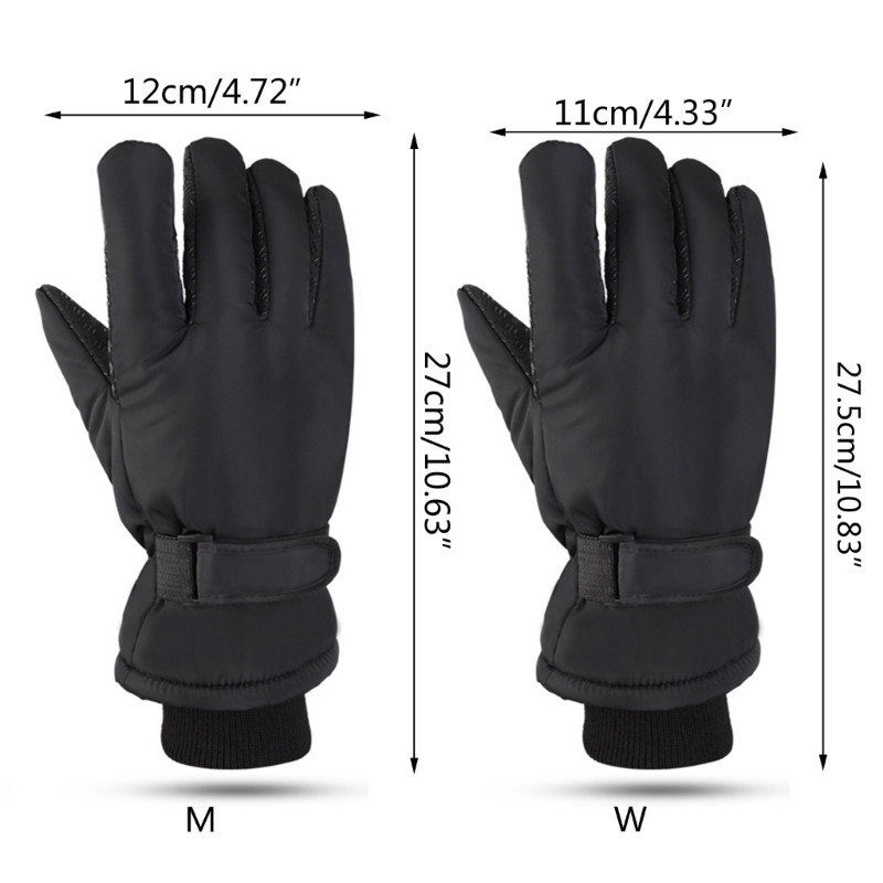 Pieaugušajiem ziemas ūdensnecaurlaidīgi, vēja necaurlaidīgi cimdi Pieskaramie sniega sporta veidi, slēpošana, snovbords, aukstā laikā, riteņbraukšanas nepieciešamība.