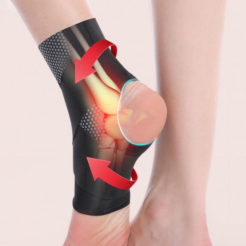 1 tk reguleeritav pahkluu toetav kompressiooniga pahkluu trakside kaitse korvpalli jooksmiseks, kootud jõusaali sidemega pahkluu rihm