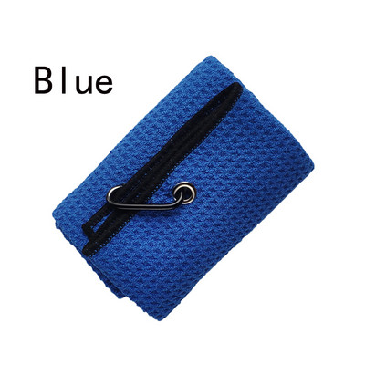 1 kom ručnik za golf višebojna krpa za suđe za igrača golfa crvena plava siva crna s kopčom Tkanina od mikrovlakana upotreba za golf loptice palica za golf novo