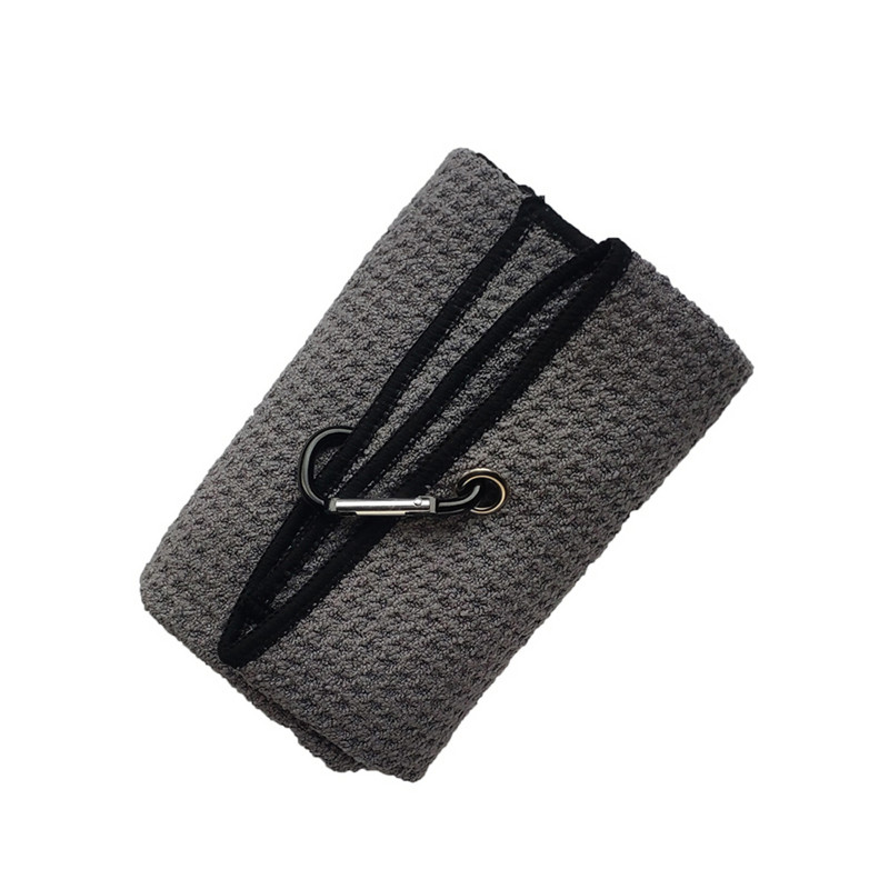 1 kom ručnik za golf višebojna krpa za suđe za igrača golfa crvena plava siva crna s kopčom Tkanina od mikrovlakana upotreba za golf loptice palica za golf novo