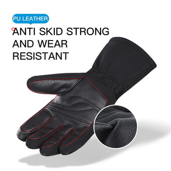 Χειμερινά αδιάβροχα αντιανεμικά γάντια θερμικής ποδηλασίας Unisex MTB γάντια μοτοσικλέτας για σκι Snowmobile πεζοπορίας γάντια άντρες γυναίκες