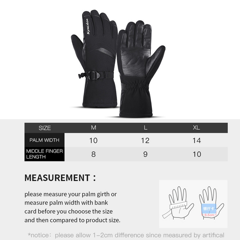 Ziemas ūdensnecaurlaidīgi vēja necaurlaidīgi termiski riteņbraukšanas cimdi Unisex MTB Motociklistu Cimdi Slēpošanai Sniega motocikli Pārgājienu Cimdi Vīriešiem Sievietēm