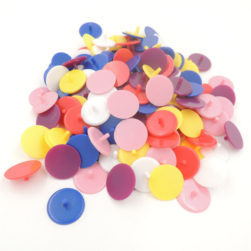 50 KOM Oznaka loptice za golf Oznake položaja raznih boja Promjer 24 mm 0,95 inča Oznaka loptice za golf prozirna plastika