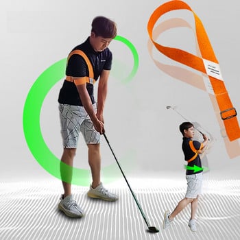 Golf Swing Trainer Golf Swing Strap Корекция на позата за голф Коректор за голф Swing Консумативи за тренировки по голф за мъже, жени, начинаещи