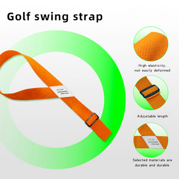 Golf Swing Trainer Golf Swing Strap Корекция на позата за голф Коректор за голф Swing Консумативи за тренировки по голф за мъже, жени, начинаещи