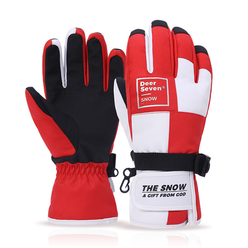 Γάντια Snowboard Ski για Παιδιά Ενήλικες Αντιολισθητική Οθόνη Αφής Αδιάβροχη Μοτοσικλέτα Παιδιά Γυναικεία Άντρες Χειμερινά ζεστά γάντια για χιόνι