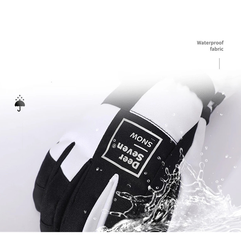 Γάντια Snowboard Ski για Παιδιά Ενήλικες Αντιολισθητική Οθόνη Αφής Αδιάβροχη Μοτοσικλέτα Παιδιά Γυναικεία Άντρες Χειμερινά ζεστά γάντια για χιόνι