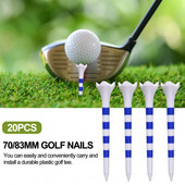 20 tk. Suure stabiilsusega, madala hõõrdumisega purunematud, lihtsa paigaldusega lühikesed golfi triibud treeningtööriistad