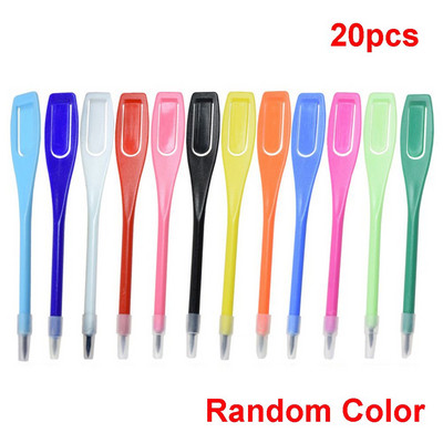 20 gab. Plastmasas golfa pildspalva, zīmuļa klips, punktu kartīte, golfa spēlētāja piederums, ierakstīšanas rīks, golfa pildspalva, vienreiz lietojama pildspalva