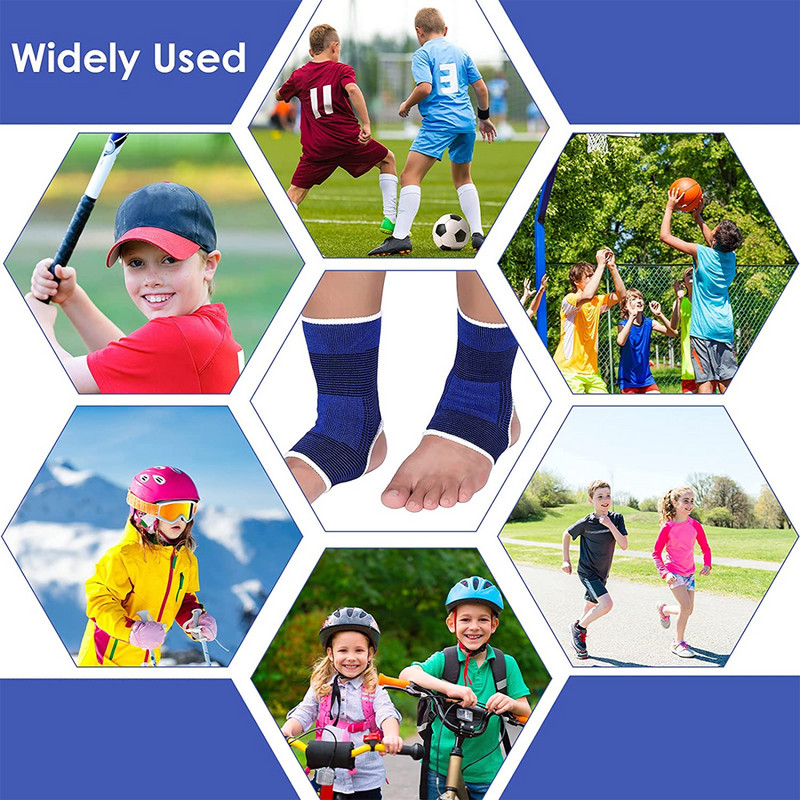 1 Ζευγάρι Παιδικό συμπιεστικό νάρθηκα αστραγάλου, στήριγμα τένοντα αστραγάλου-πελματιαία απονευρωσίτιδα για κορίτσια Νυχτερινός νάρθηκας στήριξης τόξου για αγόρια για γυμναστήριο