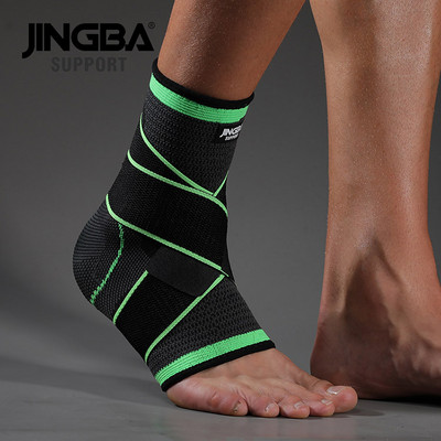 JINGBA SUPPORT 1 TK 3D Compression nailonist pahkluu tugikaitse jalgpall korvpall pahkluu tugi Tobillera Deportiva