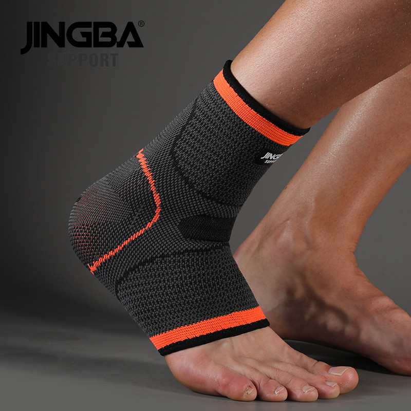 JINGBA SUPPORT 1 TK 3D Compression nailonist pahkluu tugikaitse jalgpall korvpall pahkluu tugi Tobillera Deportiva