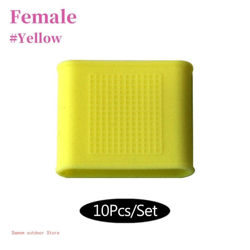 Set 10 buc. Manșoane pentru degete Tuburi pentru degete din silicon pentru baschet Tenis Golf