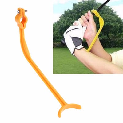 Практическо ръководство Golf Swing Trainer Beginner Alignment Golf Clubs Gesture Correct Wrist Training Помощни средства Инструменти Аксесоари за голф