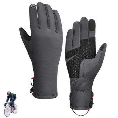 Talvised veekindlad rattakindad välispordiks jooksmiseks mootorrattaks suusatamiseks puutetundliku ekraaniga kindad libisemiskindlad soojad mägirattakindad