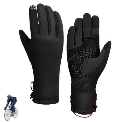 Talvised veekindlad rattakindad välispordiks jooksmiseks mootorrattaks suusatamiseks puutetundliku ekraaniga kindad libisemiskindlad soojad mägirattakindad