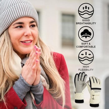 Winter Warm Gloves ski Gloves Warm Touchscreen Gloves αδιάβροχα αντιολισθητικά για πεζοπορία Οδήγηση Ποδηλασία σκι για γυναίκες άνδρες