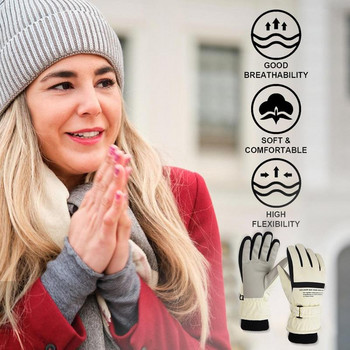 Winter Warm Gloves ski Gloves Warm Touchscreen Gloves αδιάβροχα αντιολισθητικά για πεζοπορία Οδήγηση Ποδηλασία σκι για γυναίκες άνδρες