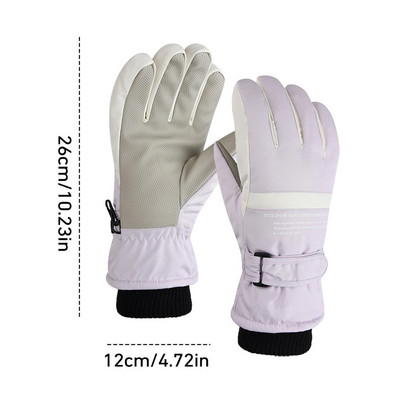 Talvised soojad kindad suusakindad sooja puuteekraaniga kindad veekindlad libisemisvastased matkamiseks sõitmiseks jalgrattasõiduks suusatamiseks naistele meestele