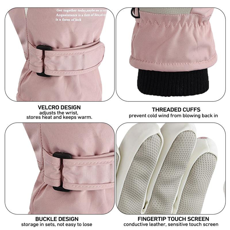 Talvised soojad kindad suusakindad sooja puuteekraaniga kindad veekindlad libisemisvastased matkamiseks sõitmiseks jalgrattasõiduks suusatamiseks naistele meestele