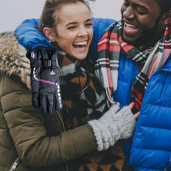 Θερμικά γάντια Θερμαινόμενα γάντια αφής Γάντια Camping Hand Warmers Επαναφορτιζόμενη μπαταρία Αδιάβροχα χειμερινά γάντια για άνδρες γυναίκες 3