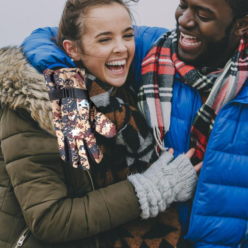 Termilised kindad Soojendusega puuteekraaniga kindad Käte soojendajad Laetav Aku Veekindlad Talvekindad Meestele Naistele 3