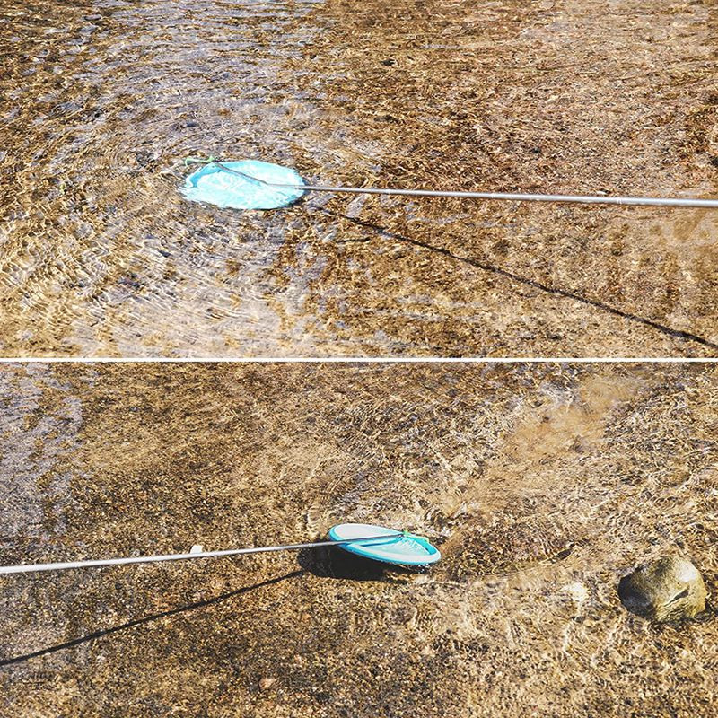 Uus-ketas-golfi retriiveri teleskoop-ketas-golfi haarats, vastupidav roostevabast terasest ketasgolfi otsimisseade kettade väljavõtmiseks