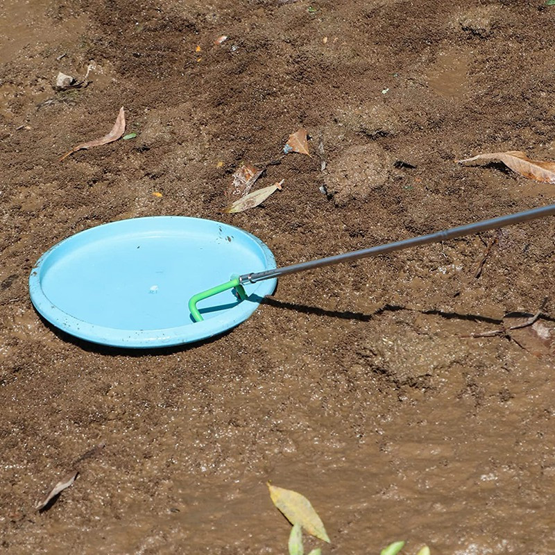 Uus-ketas-golfi retriiveri teleskoop-ketas-golfi haarats, vastupidav roostevabast terasest ketasgolfi otsimisseade kettade väljavõtmiseks