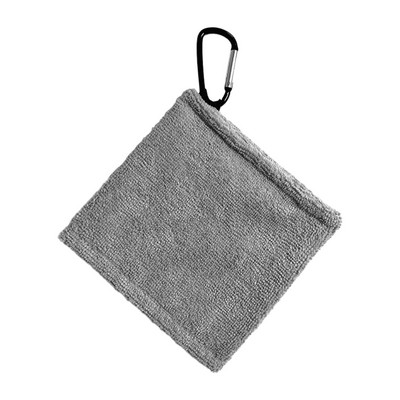 Πετσέτα για μπάλα του γκολφ με κλιπ Μικρά αξεσουάρ γκολφ 5,5 x 5,5 ιντσών Πετσέτα καθαρισμού μπάλας του γκολφ Πανί αξεσουάρ γκολφ Δώρο γκολφ