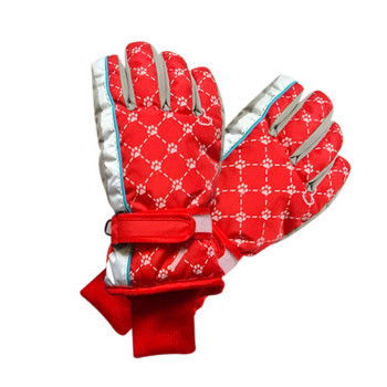 5-8 години Детски ски ръкавици Момчета Момичета Зимни водоустойчиви удебелени кадифени затоплящи ръкавици за хокей на лед Ски ръкавица Коледен подарък